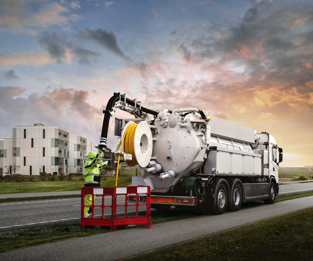FlexLine® 310 Combination sewer cleaning unit DK